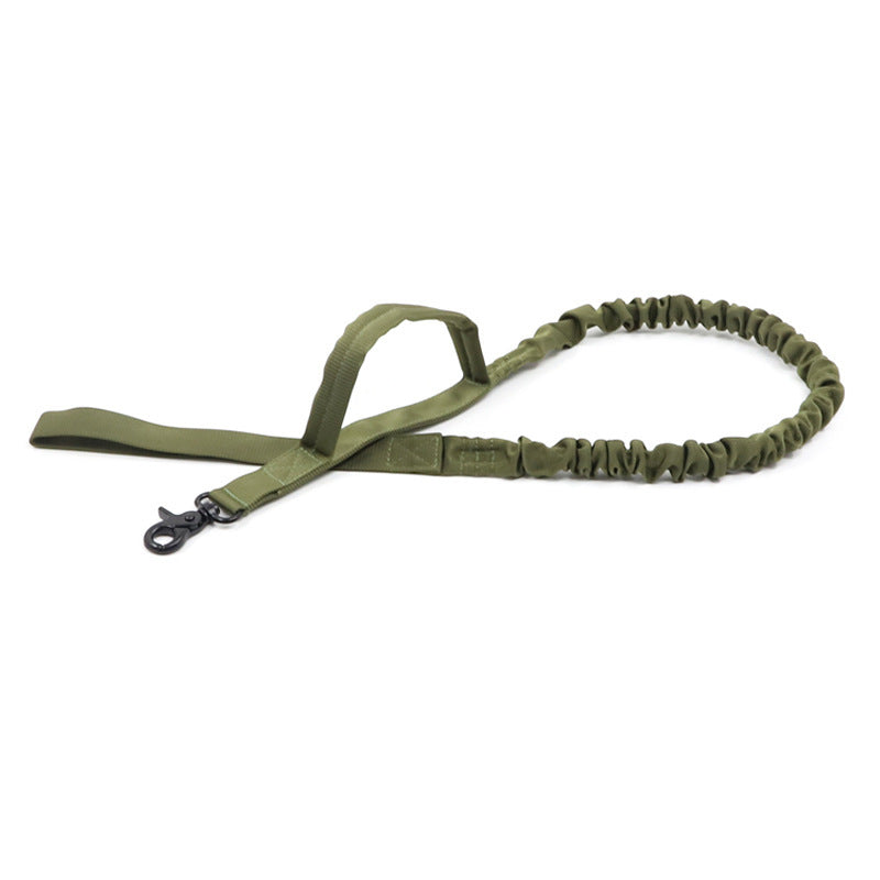 Collar y correa táctica para perros – Correa verde militar