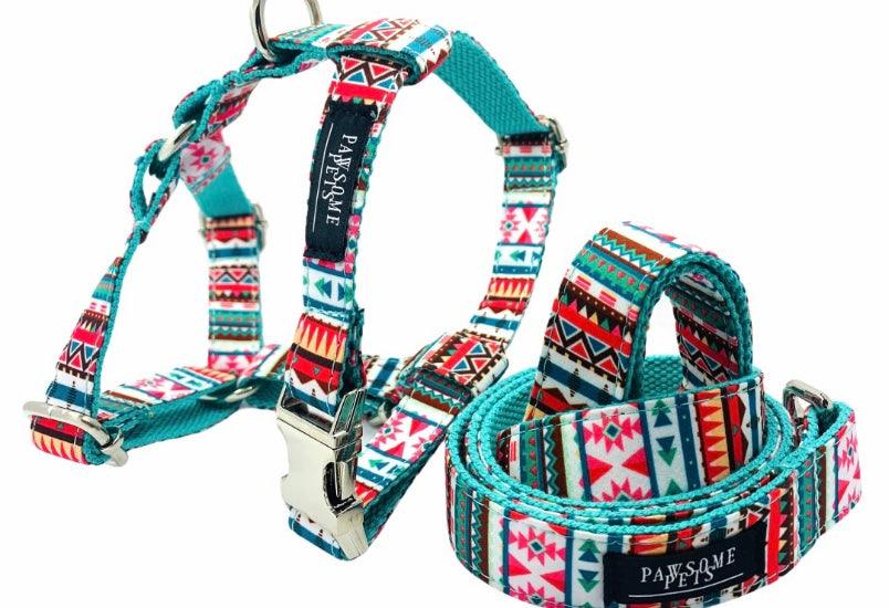 Pack de arnés y correa Pawsome Pets New York tropical, foto 4 de 5