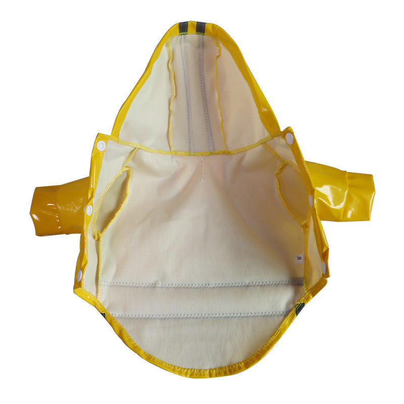Chubasquero reflectante impermeable para perros
