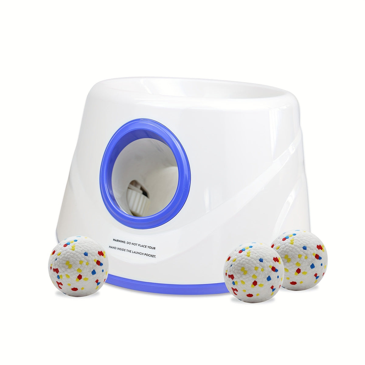 Lanzador automático de pelotas recargable para perros