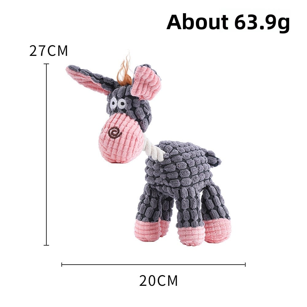 Juguete de peluche resistente para perros y gatos