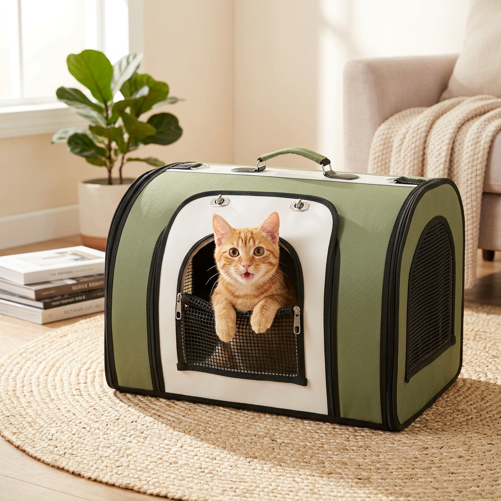 Bolso transportín ventilado para perros pequeños y gatos
