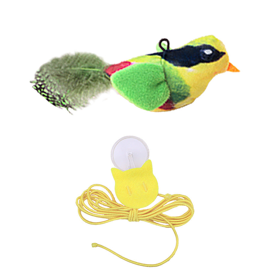Ratón de peluche con sensor inteligente y sonido para gatos