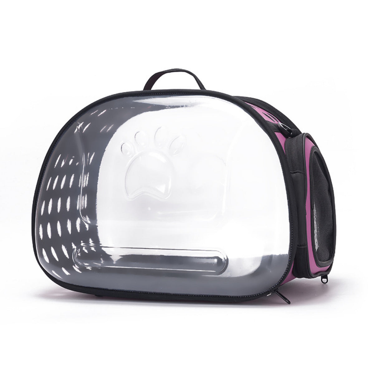 Transportín transparente para gatos y perros pequeños