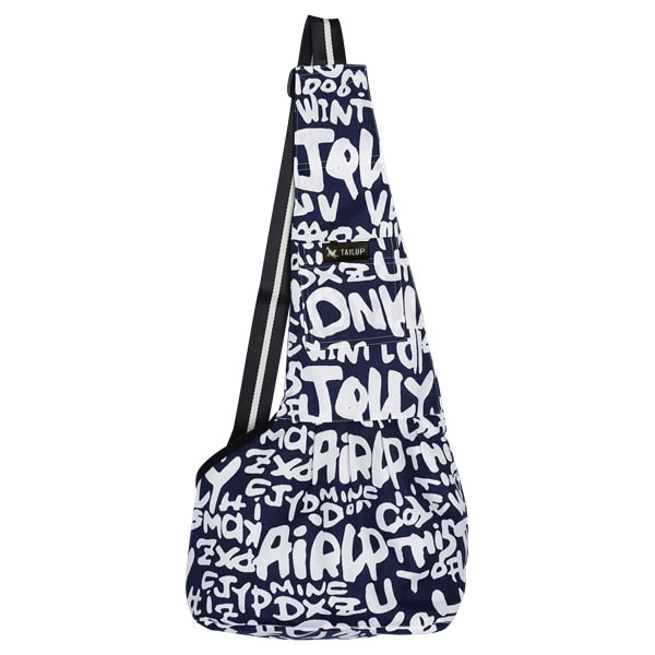 Bolso bandolera cortaviento para perros y gatos pequeños
