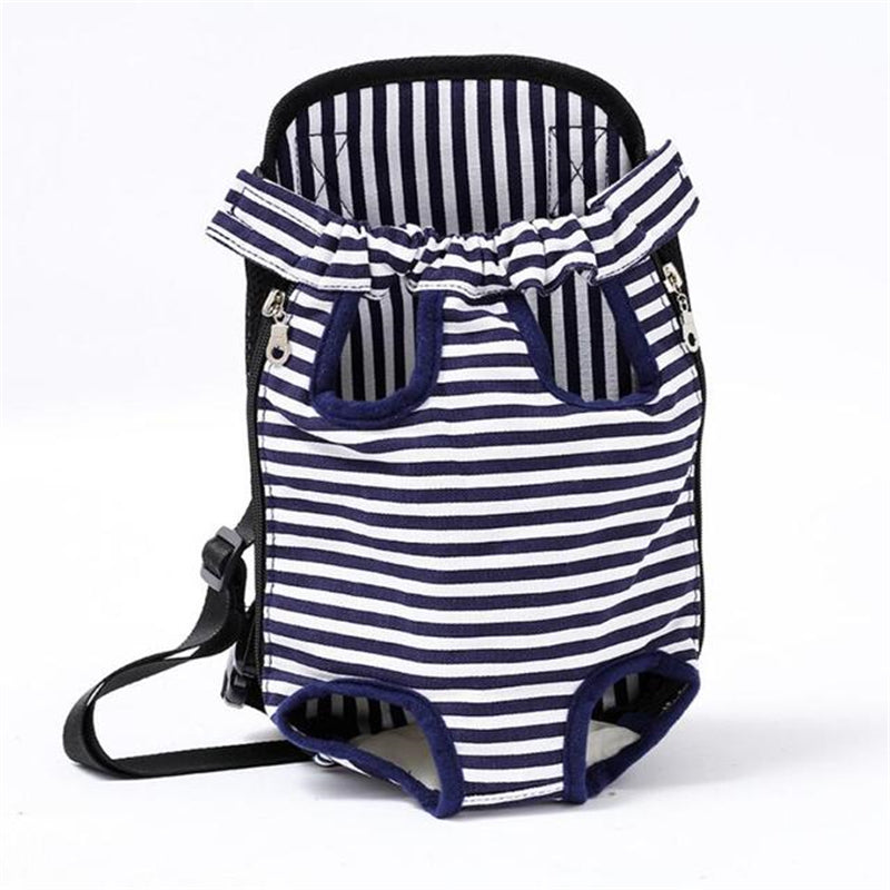 Mochila portabebés para perros y gatos, con patas fuera