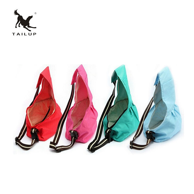 Bolso bandolera cortaviento para perros y gatos pequeños