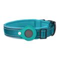 Collar ajustable para perro y gato compatible con AirTag – Cian