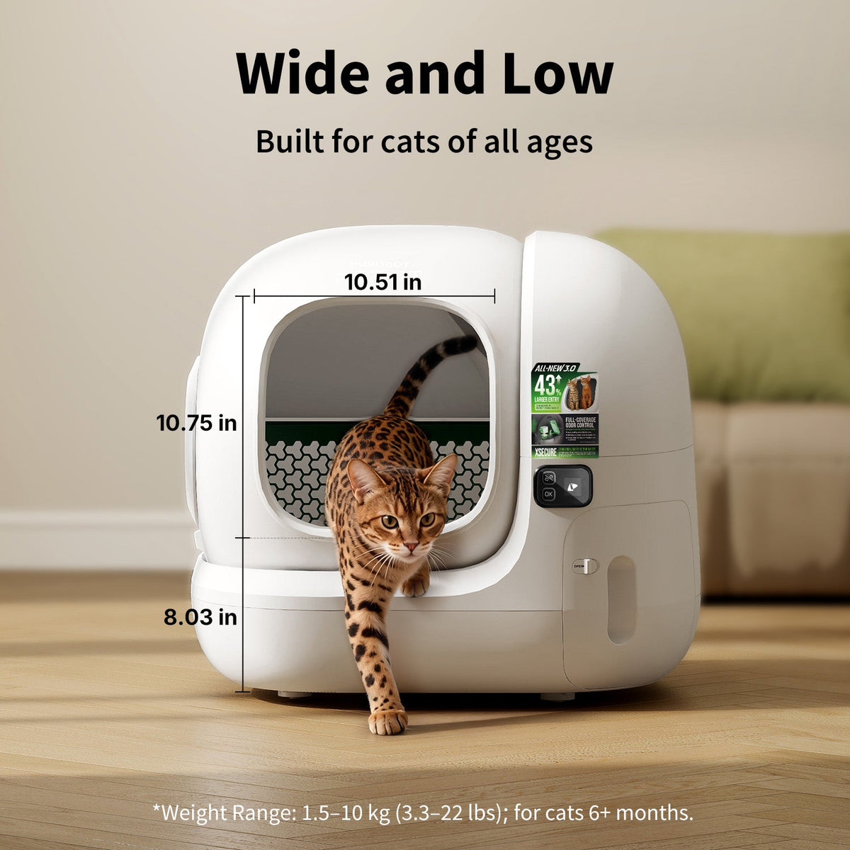 PETKIT Purobot Max 3: arenero automático para gatos