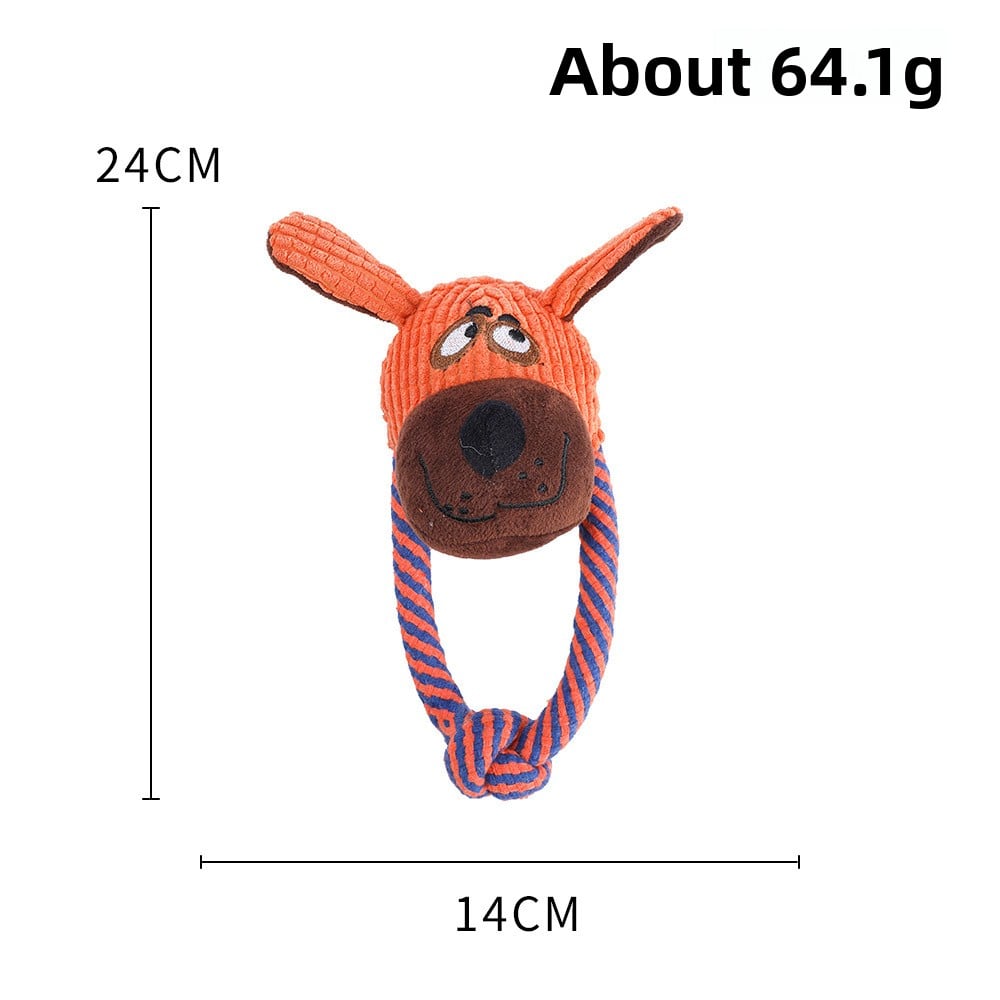 Juguete de peluche resistente para perros y gatos