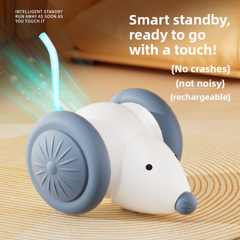 Juguete eléctrico interactivo para gatos con sensor
