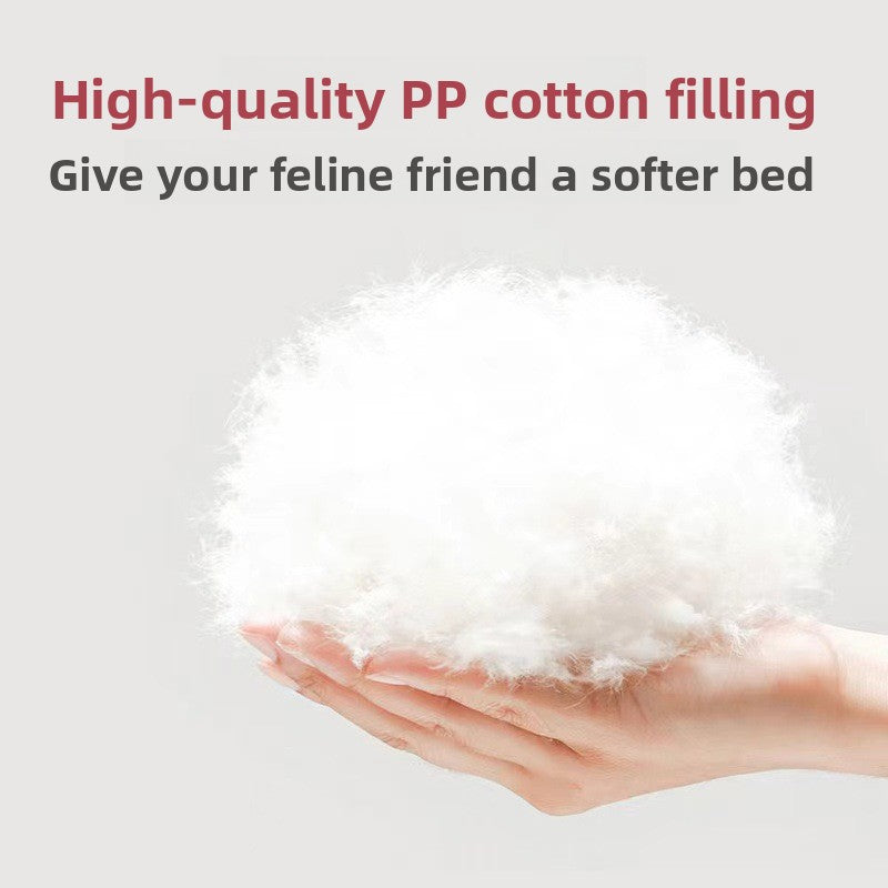 Cama nido de felpa para perros y gatos