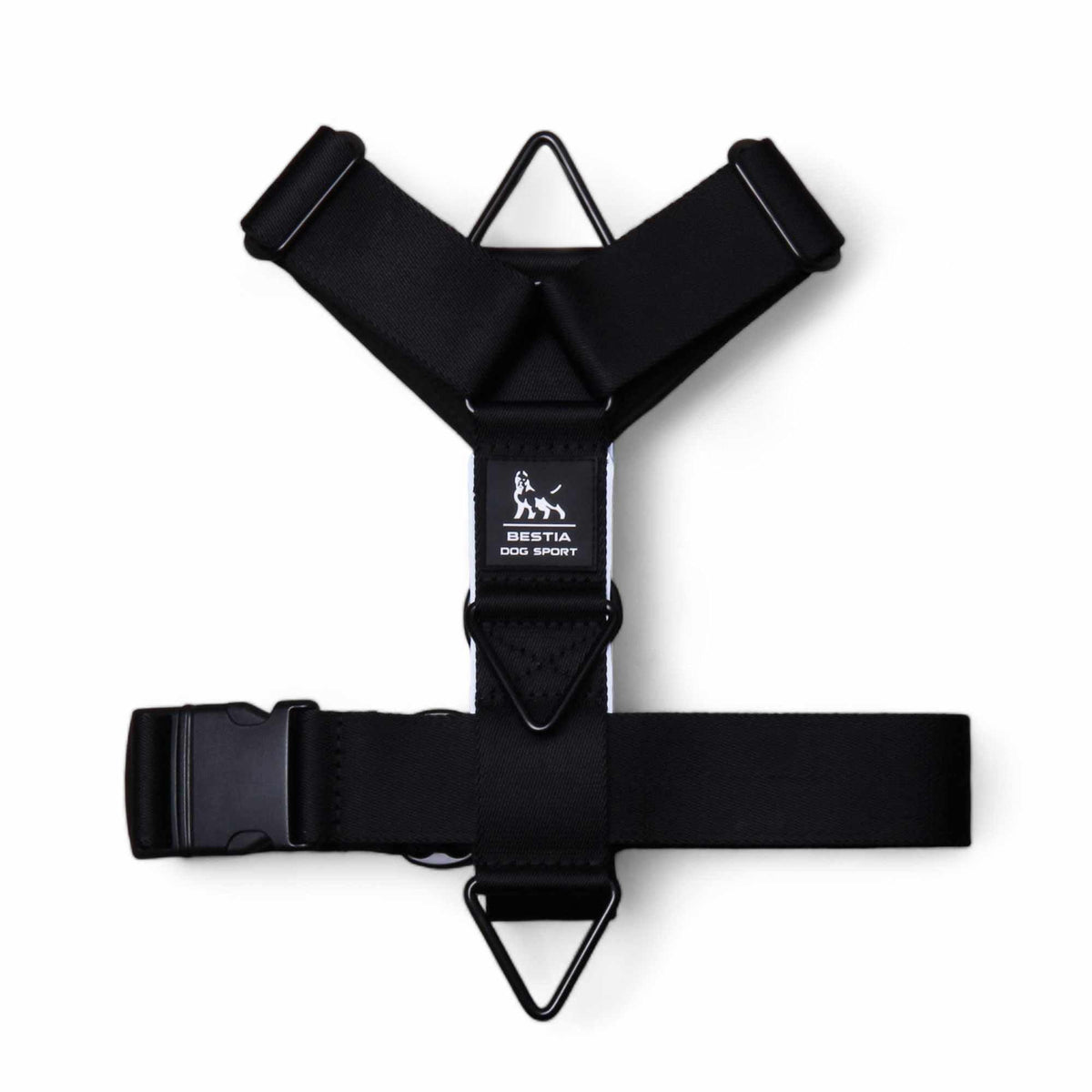Arnés Bestia Dog Sport GripPro Basic para perros grandes en color negro