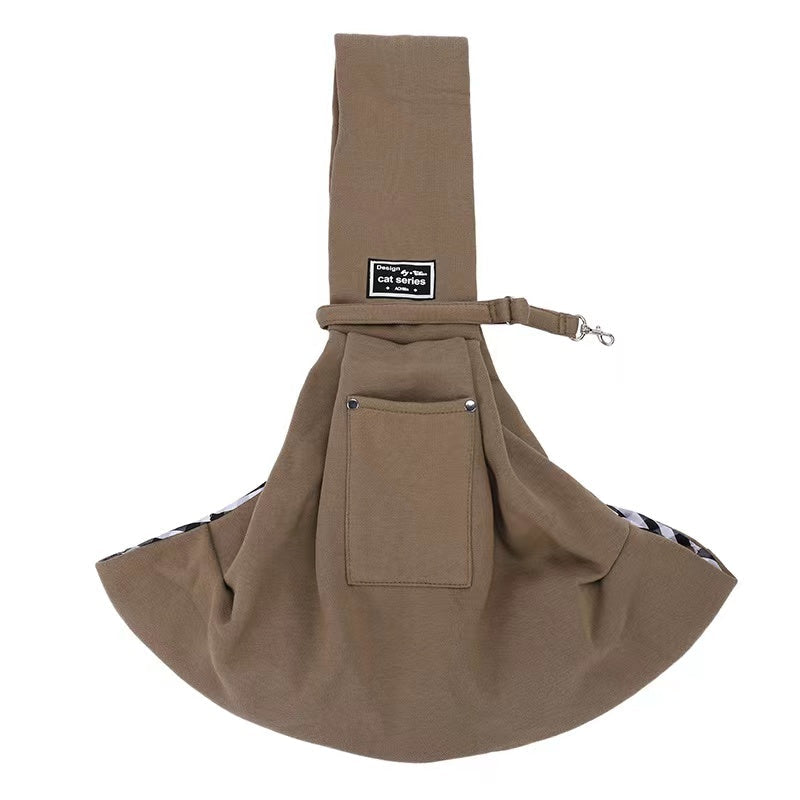 Bolso bandolera reversible para perros y gatos pequeños