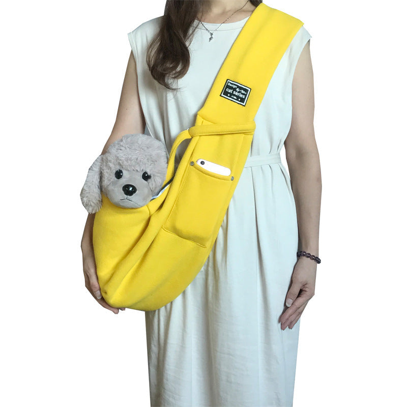Bolso bandolera reversible para perros y gatos pequeños
