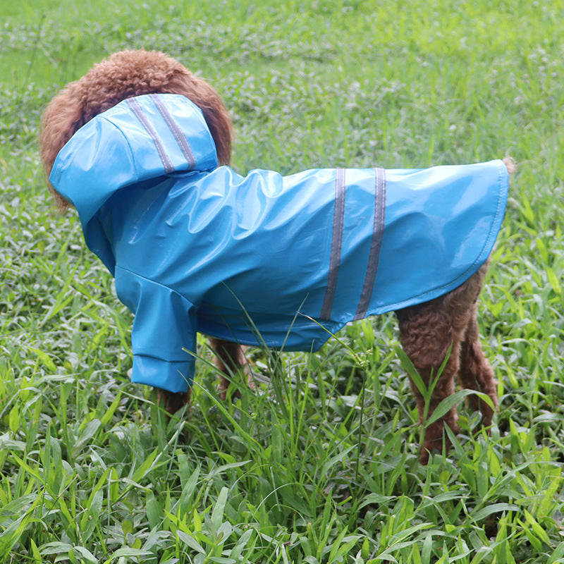 Chubasquero reflectante impermeable para perros