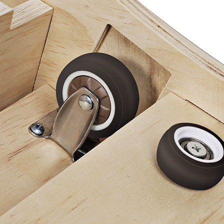 Rueda de ejercicio para gatos de interior de madera