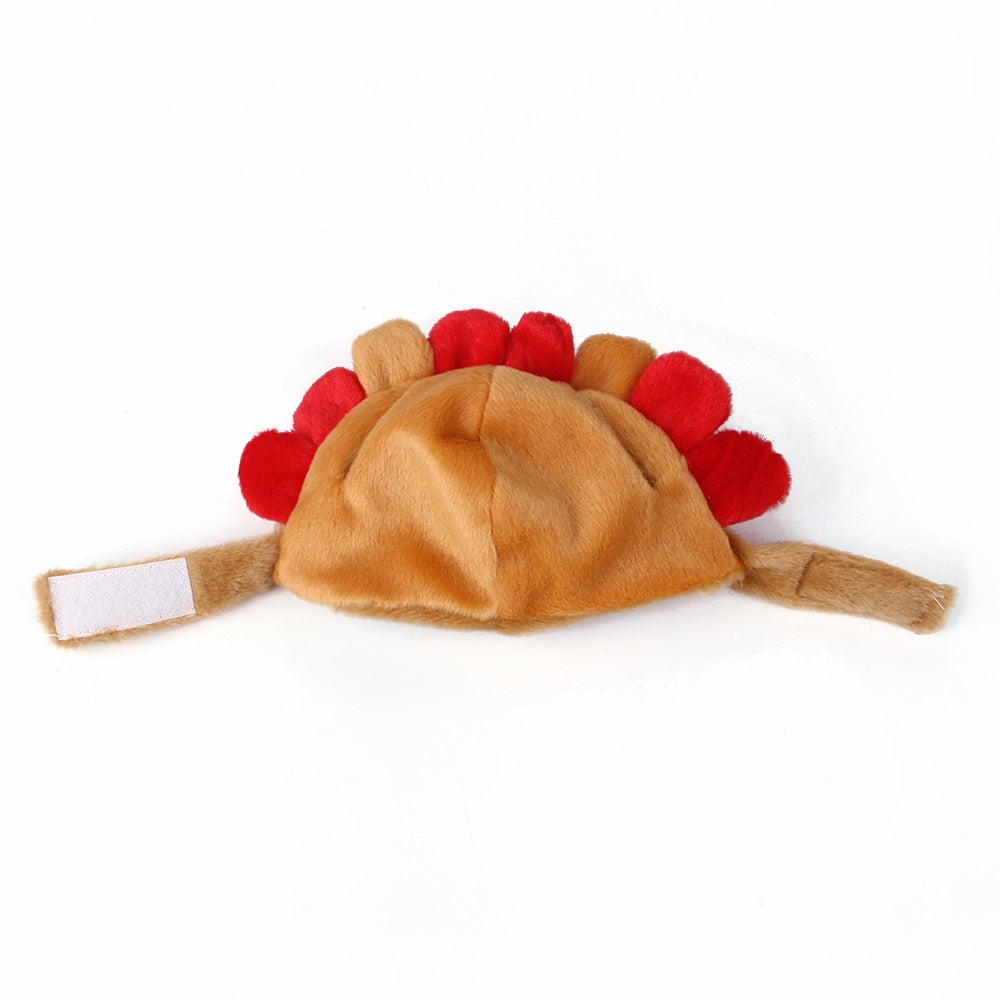 Gorro decorativo de erizo para gatos y perros pequeños