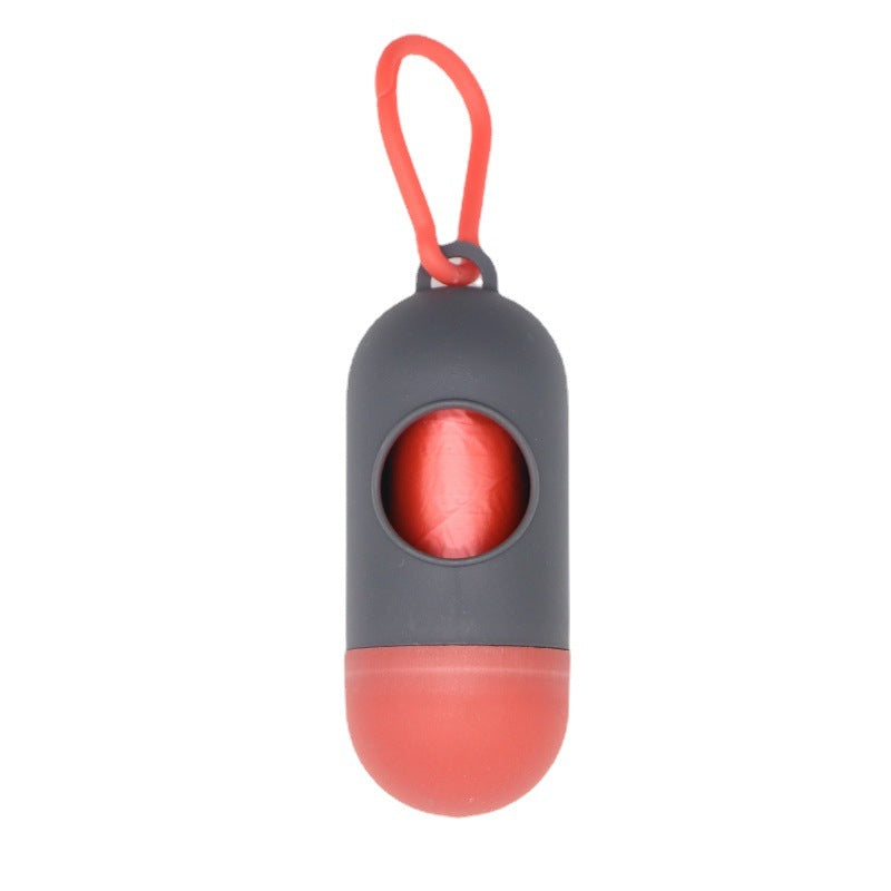 Cápsula dispensadora para bolsas de excrementos