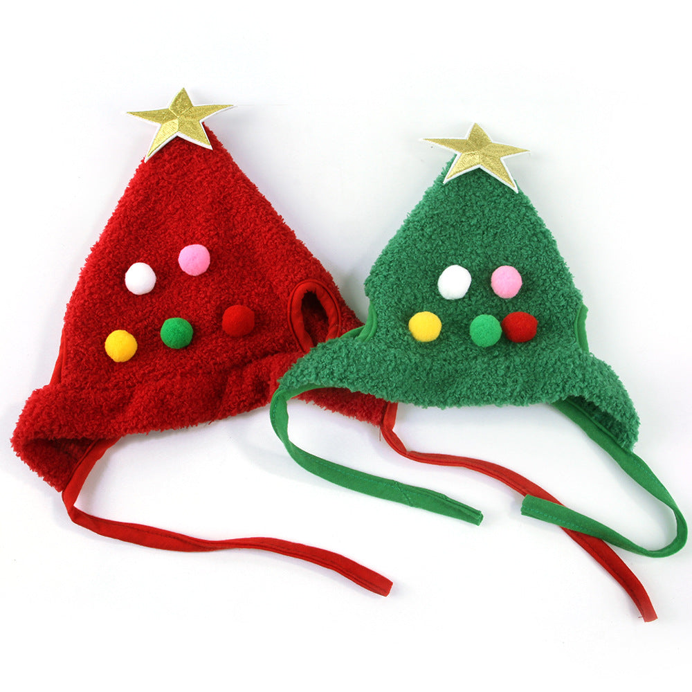 Gorro de árbol de Navidad para perros y gatos Pawsome Pets New York