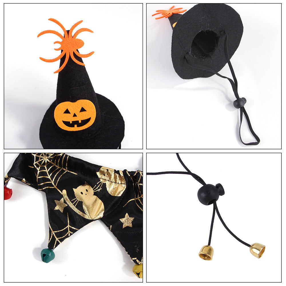 Disfraz de Halloween Pawsome Pets New York: sombrero de bruja y bandana, foto 3 de 3