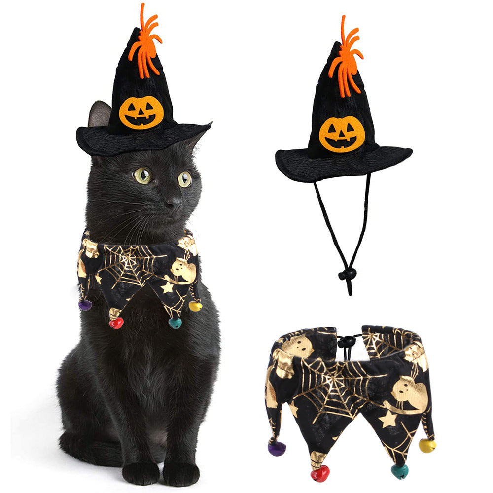 Disfraz de Halloween Pawsome Pets New York: sombrero de bruja y bandana