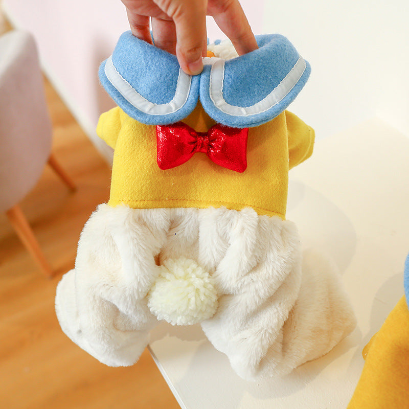Disfraz para mascotas Pawsome Pets New York de Donald Duck, foto 3 de 3
