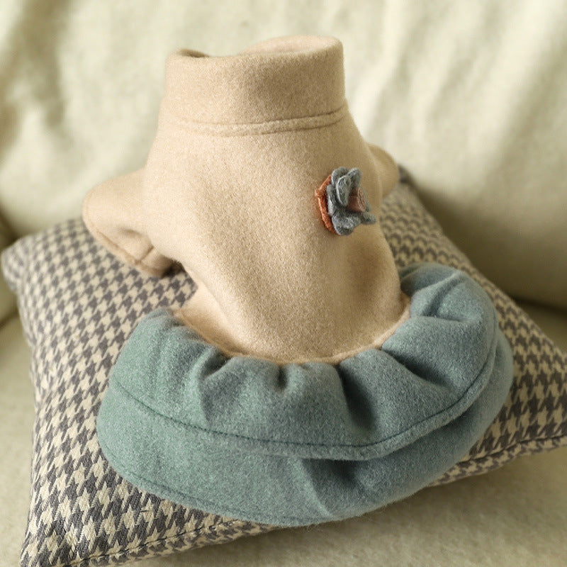 Vestido floral Pawsome Pets New York azul y beige, foto 2 de 2