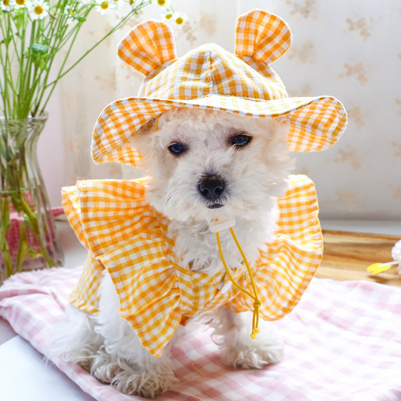 Vestido de princesa Pawsome Pets New York con sombrero y babero, foto 2 de 4