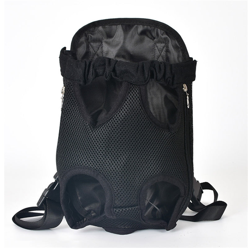 Mochila portabebés para perros y gatos, con patas fuera