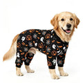 Pijama disfraz de Halloween con calabaza para perros y gatos