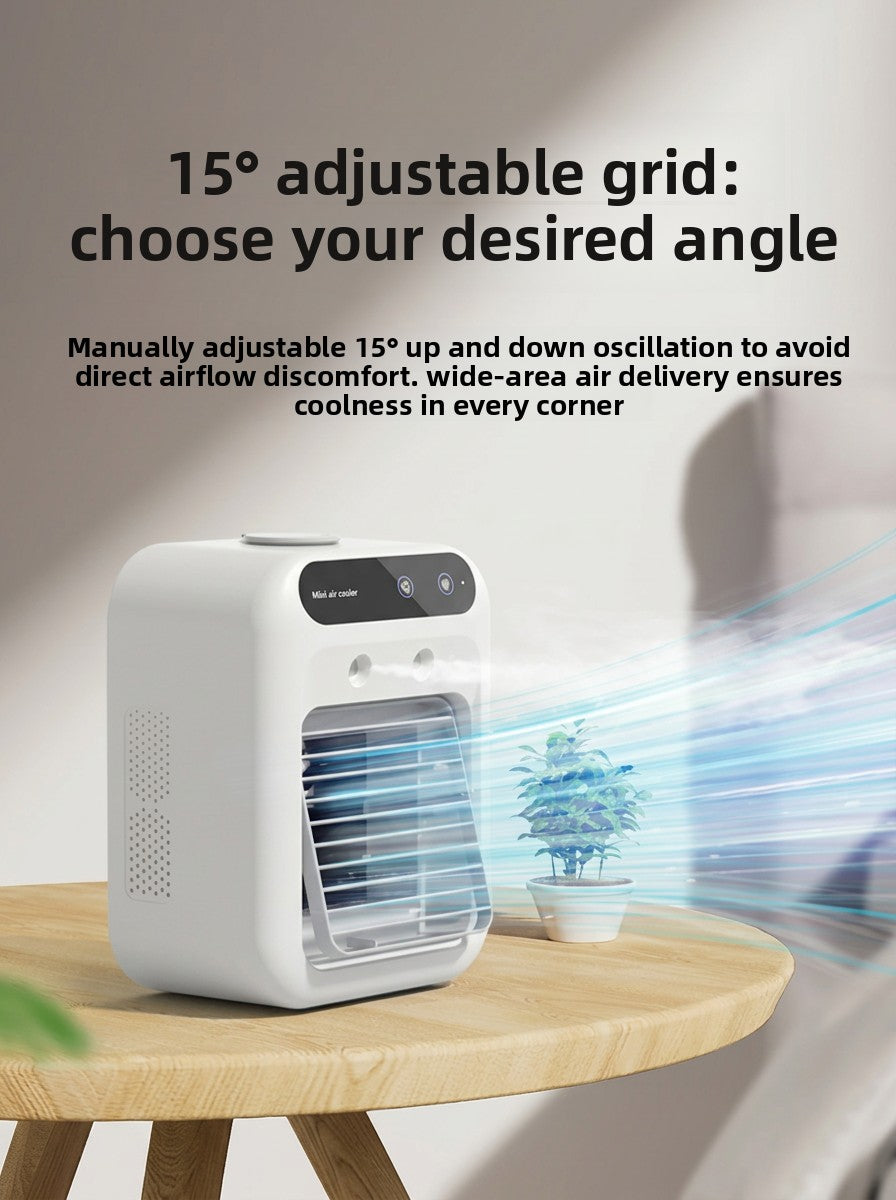 Ventilador refrigerante para perros con pulverización