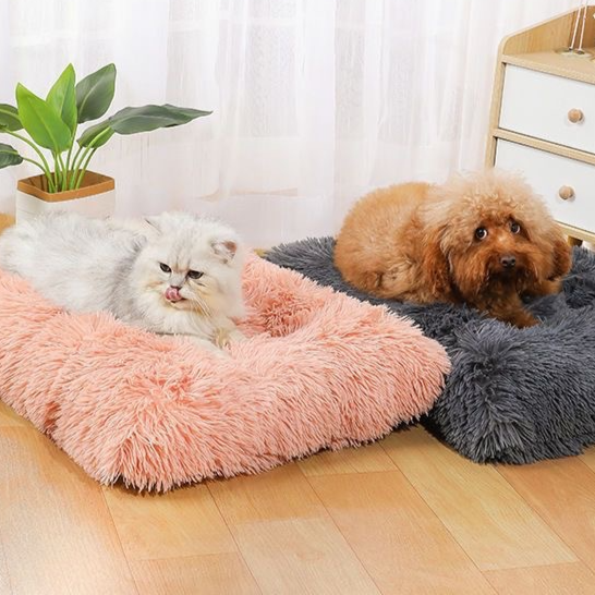 Colchoneta mullida y cálida para perros y gatos