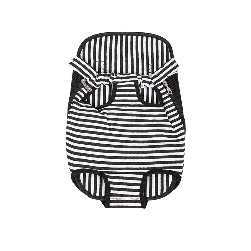 Mochila portabebés para perros y gatos, con patas fuera