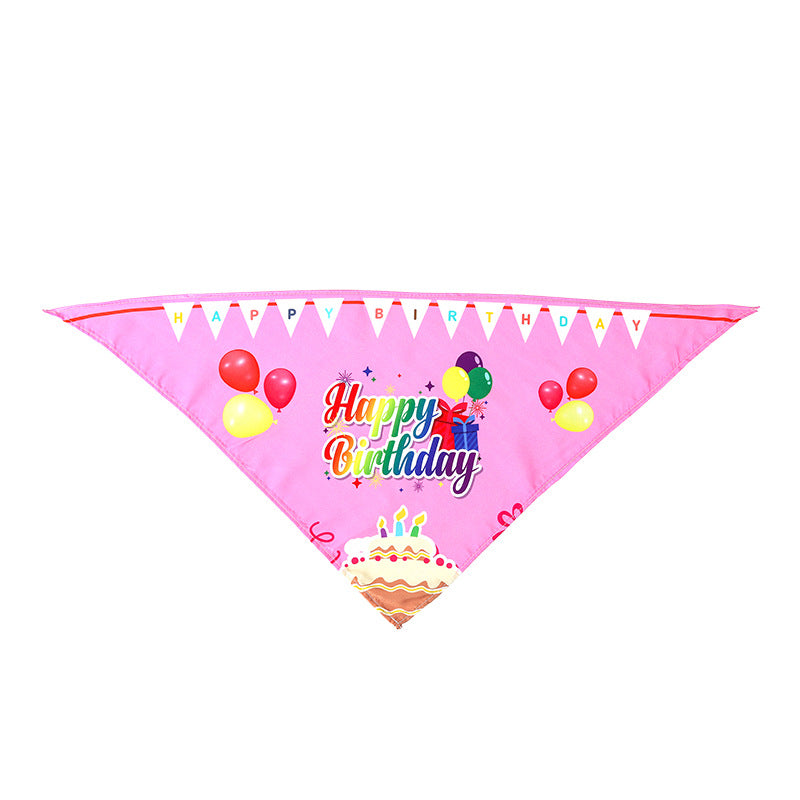 Bandana de nylon para perros y gatos con diseño festivo