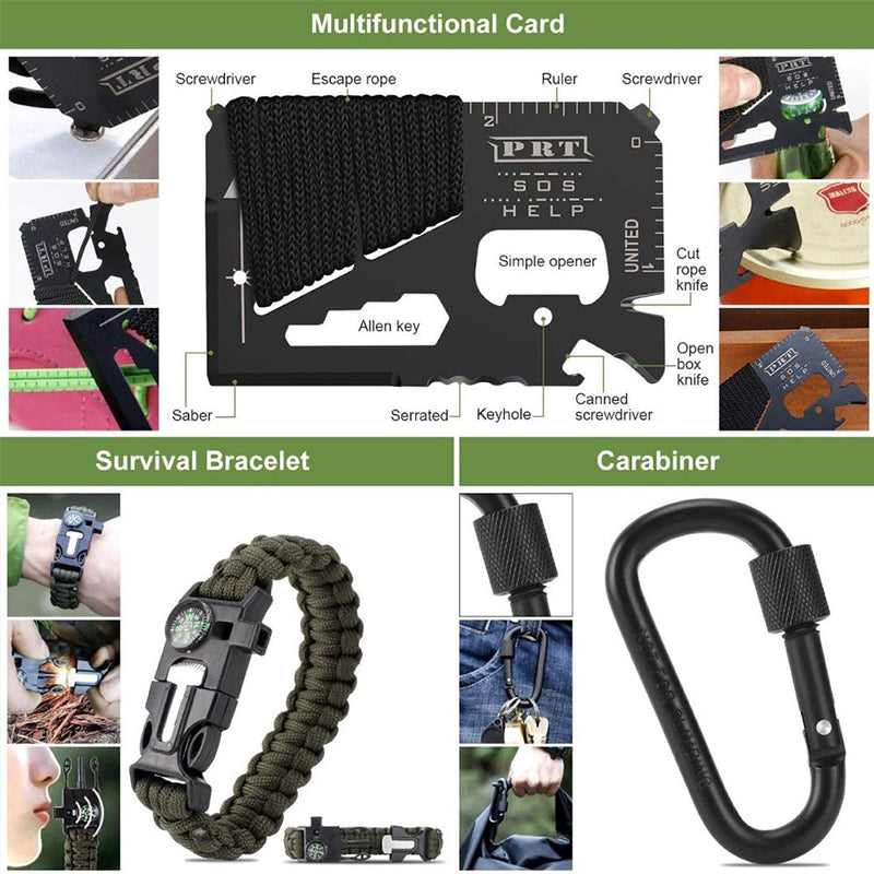 Kit de supervivencia y emergencia en caja compacta