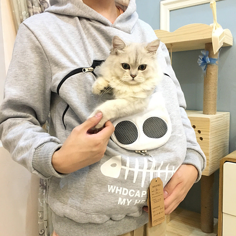 Sudadera portamascotas para gatos y perros