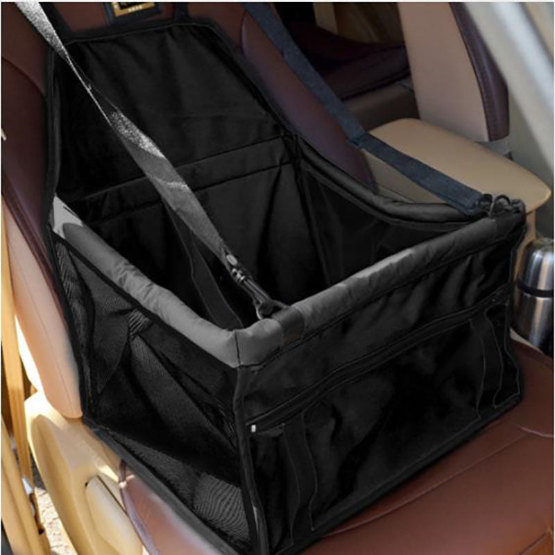 Asiento de coche plegable tipo bolsa con malla para perros y gatos, foto 2 de 16