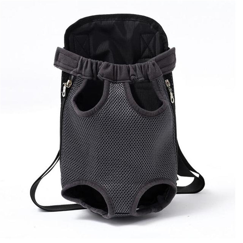 Mochila portabebés para perros y gatos, con patas fuera