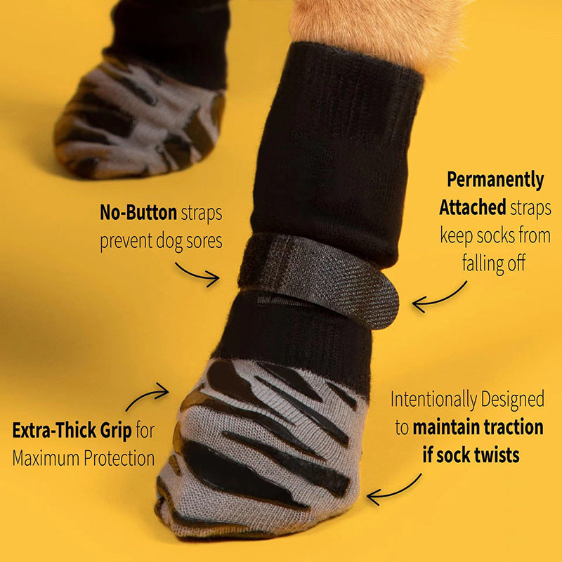 Calcetines Antideslizantes e Impermeables para Perros · 4 Piezas, foto 3 de 85