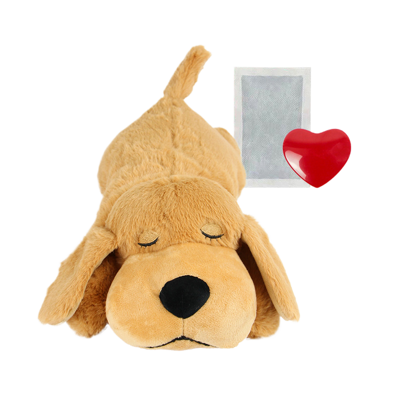 Juguete relajante para perros con simulador de latidos