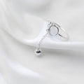 Anillo gato con cadenita de plata 925 | Pawsome Pets New York