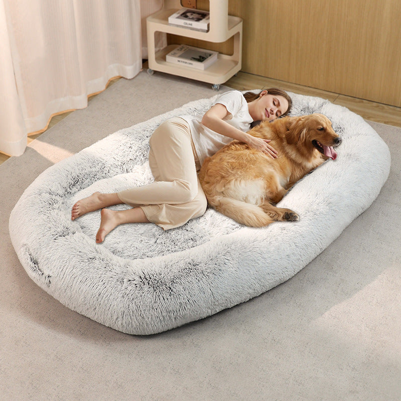 Cama XXL de peluche para perros grandes (180 x 110 cm)