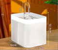 Fuente de agua automática para gatos 1,5 L en color blanco