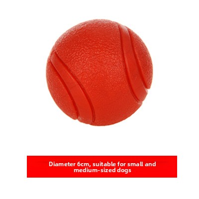Pelota de goma con sonido para perros