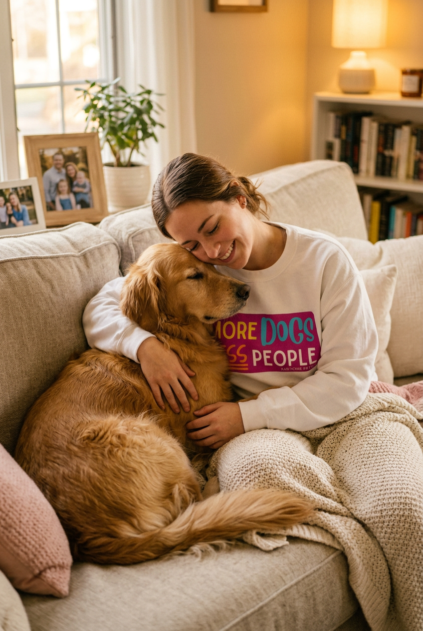 Sudadera unisex «More Dogs Less People» Pawsome Pets New York