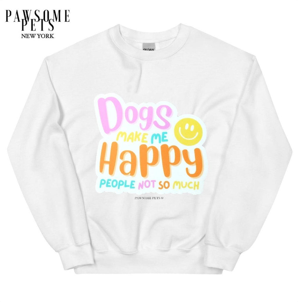 Sudadera unisex «Dogs Make Me Happy» Pawsome Pets New York
