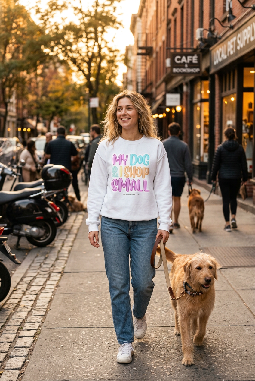 Sudadera unisex My Dog & I Shop Small - Pawsome Pets New York