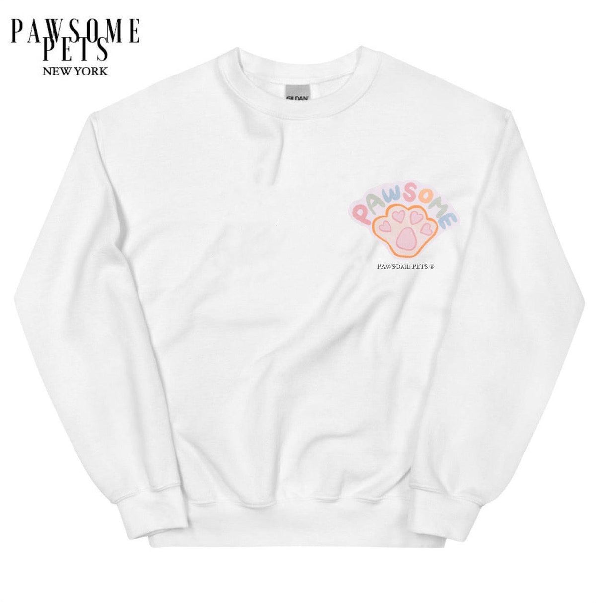 Sudadera unisex con huella Pawsome Pets New York