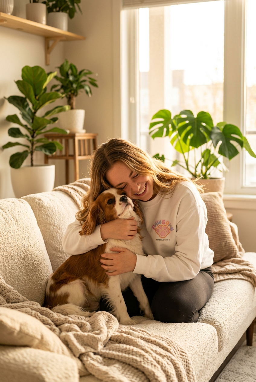Sudadera unisex con huella Pawsome Pets New York